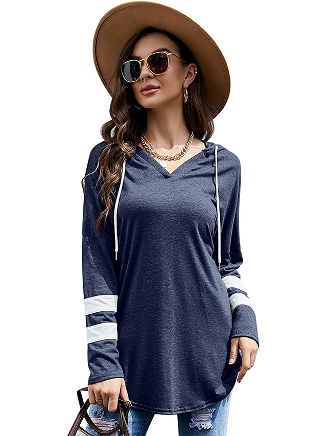 Womens V Neck Hoodies